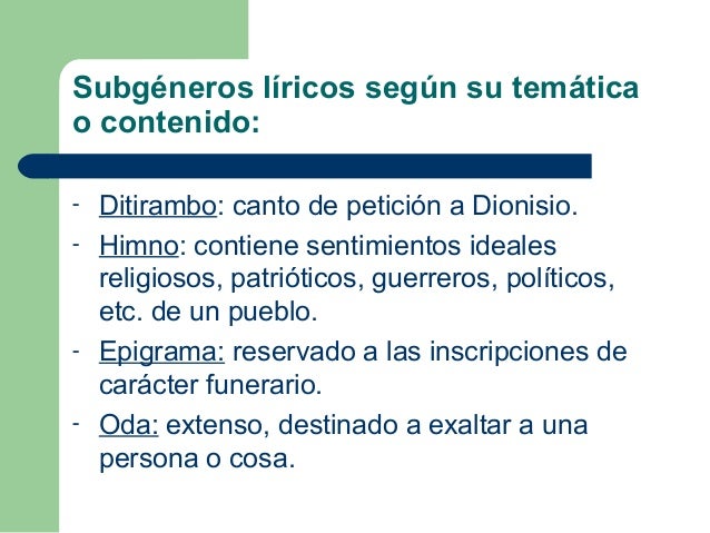 Géneros literarios