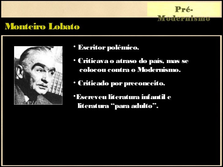 Que Periodo Abrange O Pré Modernismo No Brasil