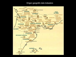 Origen geogràfic dels trobadors 