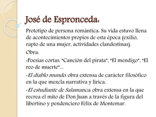 JOSÉ DE 
ESPRONCEDA 
(1808-1842) 
 