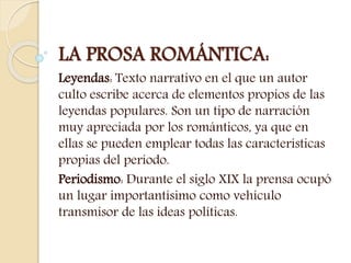 Rosalía de Castro: 
Es una poetisa que tuvo una vida triste (hija 
ilegítima, huérfana, muerte de un hijo, 
matrimonio infeliz…). 
Es considerada como la principal representante 
del renacimiento gallego, el llamado 
Rexurdimento . 
En sus obras emplea el gallego y el castellano. 
Su obra en castellano es En las orillas del Sar 
(obra en la que podemos observar un hondo 
intimismo, expresado con versos muy largos de 
gran sencillez formal). 
 