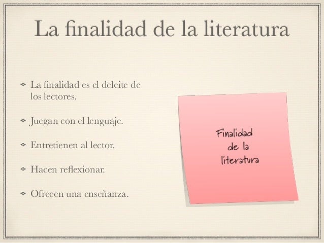 Introducción a la Literatura