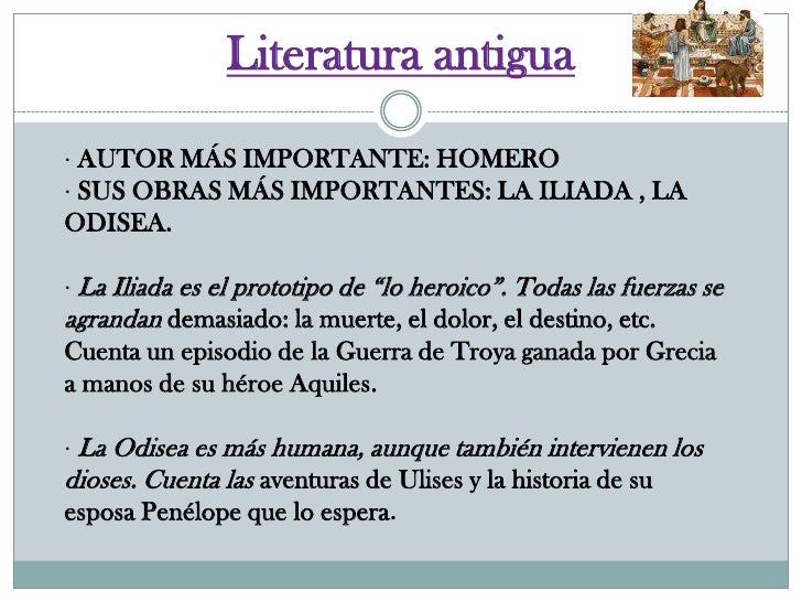 Literatura Antigua