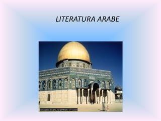 LITERATURA ARABE

 