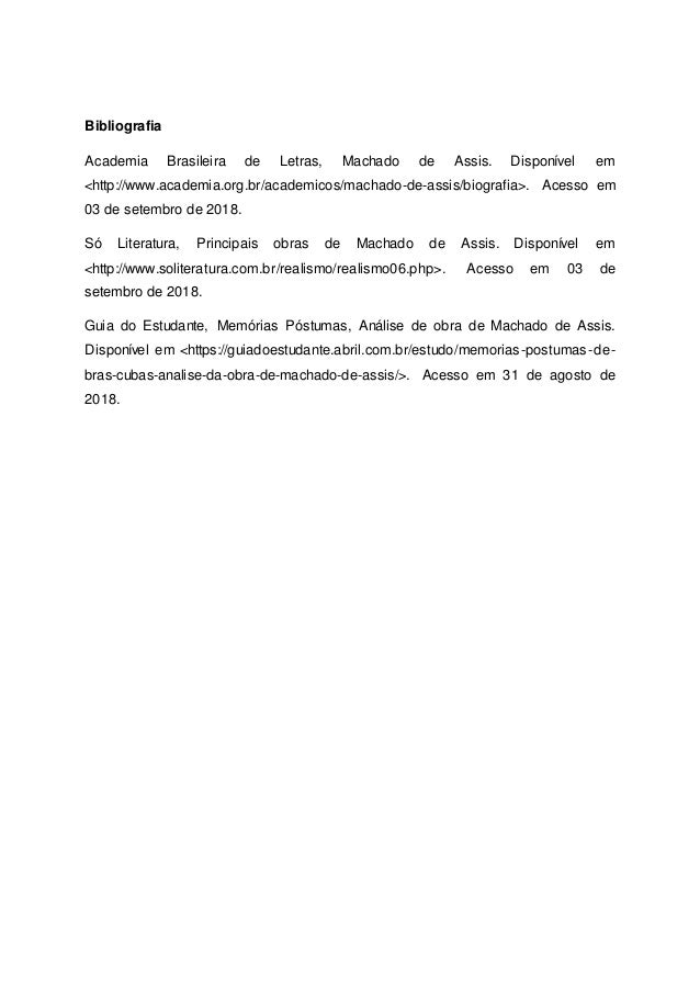 Analise Estilistica Machado De Assis