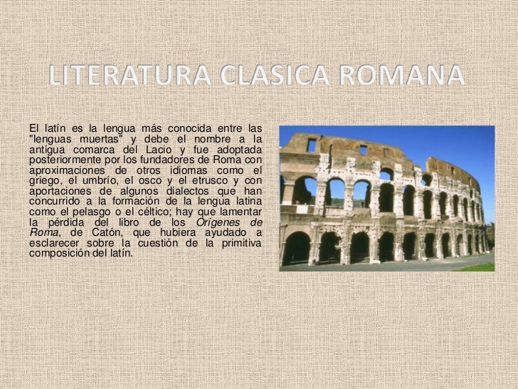 Literatura clasica romana