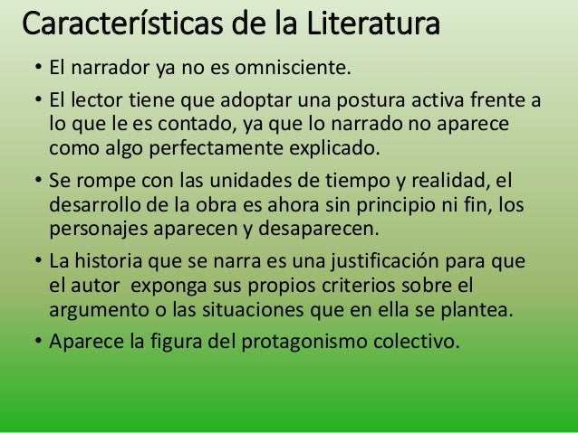 Literatura en la Época Contemporánea