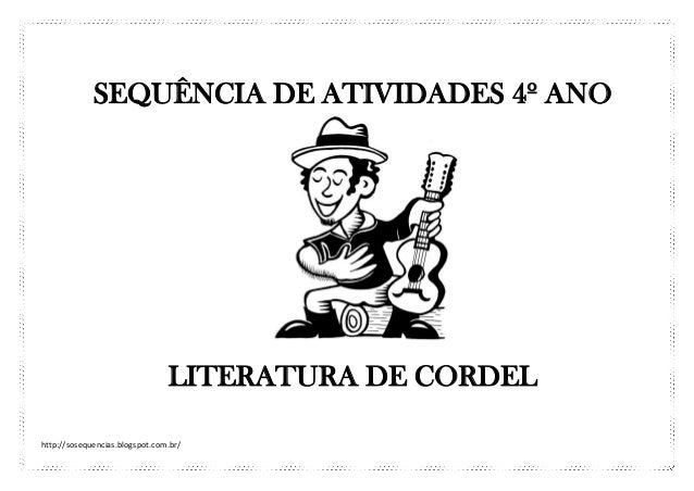 Literatura De Cordel 4Âº Ano