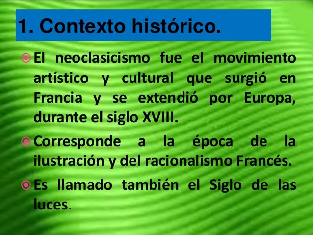 Literatura del neoclasicismo