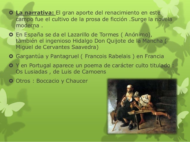 Literatura del renacimiento
