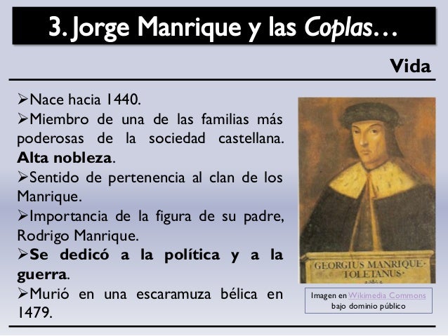 Jorge Manrique y las "Coplas"