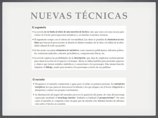 NUEVAS TÉCNICAS
 