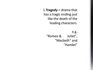 Literature dramatic poetry