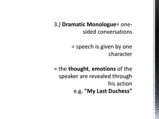 Literature dramatic poetry