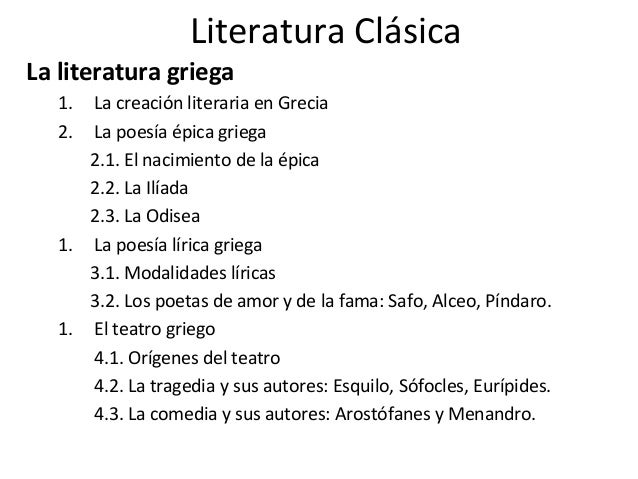 Literatura grecolatina