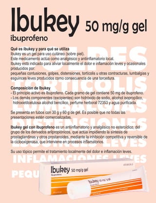 Pharminicio Ibukey gel con ibuprofeno