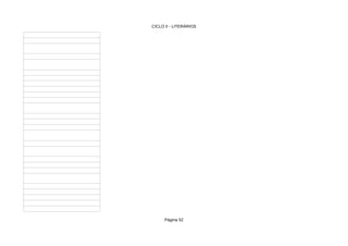 CICLO II - LITERÁRIOS
Página 52
 