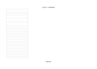 CICLO II - LITERÁRIOS
Página 58
 