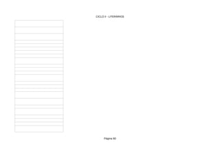 CICLO II - LITERÁRIOS
Página 60
 