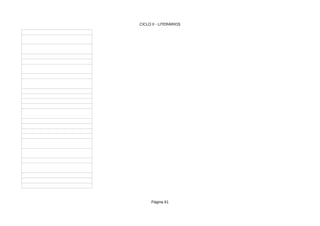 CICLO II - LITERÁRIOS
Página 61
 