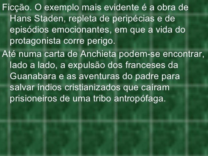 Literatura informativa Província de Santa Cruz