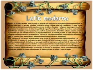 Latin Moderno Literatura latina | PPTX