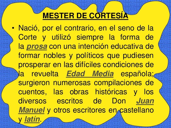 Literatura Medieval Española