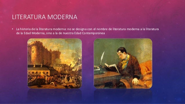 Literatura moderna