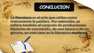 Literatura moderna