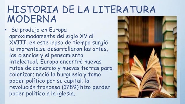 Literatura moderna