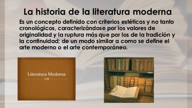 Literatura Moderna