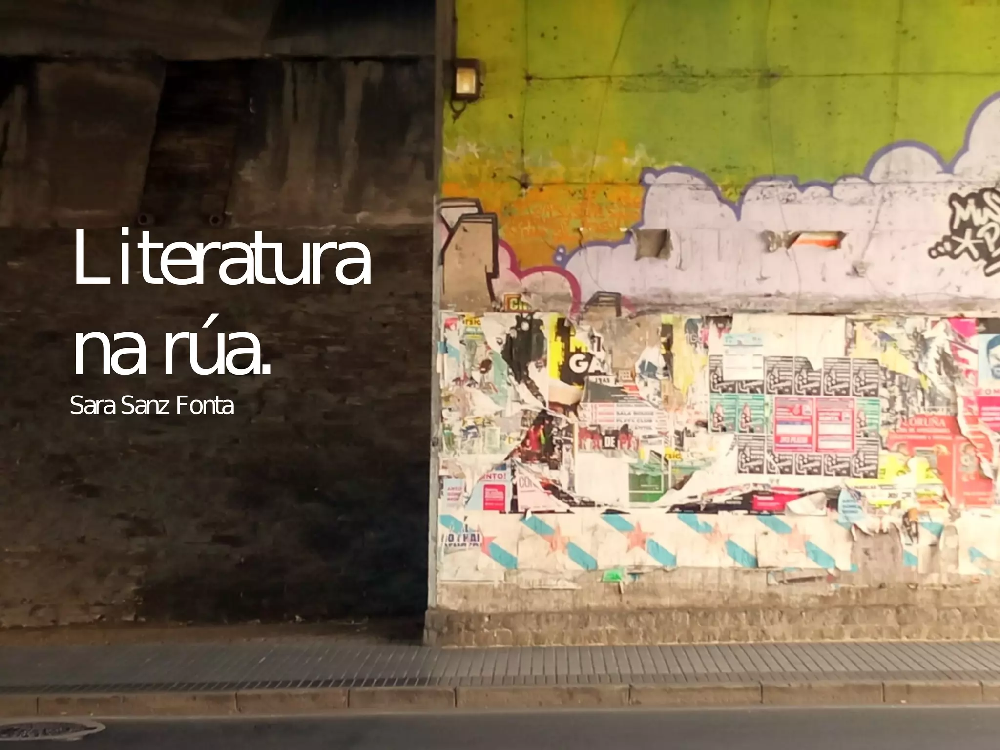 Literatura
narúa.
SaraSanz Fonta
 