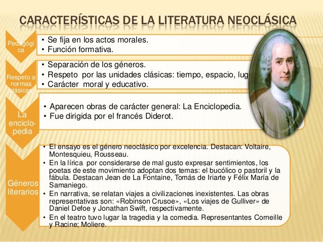 Literatura neoclásica y romántica