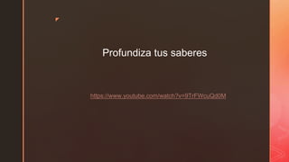 ◤
Profundiza tus saberes
https://www.youtube.com/watch?v=9TrFWcuQd0M
 