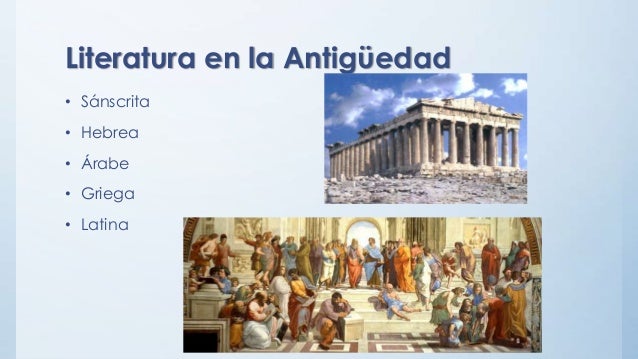 Literaturas antiguas