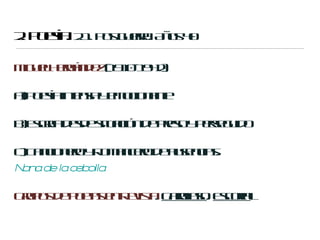 2 P eía2 . P s u r . A o 4
 . o s . .1 ot er ñ s 0
              g a

M u l en n e ( 9 01 4 )
 ig eH rá d z1 1 - 9 2

aP eía t s y m c n ne
 ) o s ine a e o io a t
          n

b E cit d s e itaió d peoy esg id
 ) sr ed su c n e rs p r u o
      a                     e

cC n io eoy o a cr d a sn ia.
 ) a c n r R m n eo e ue c s
N n de la cebolla
 aa

G u o d p e s n eis . G ril o E c rl
 rp s e o t e R v t aca . soia
           a       a       s
 
