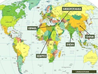 MESOPOTAMIA EGIPTO INDIA CHINA ISRAEL Literatura Universal