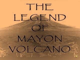 the legend of mayon volcano story