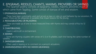 compilation of pre hispanic and hispanic texts | PPTX