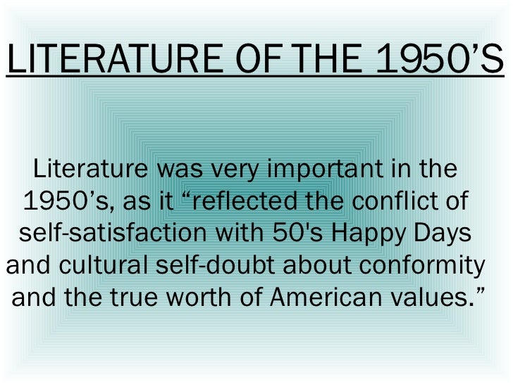 Literature 1950s