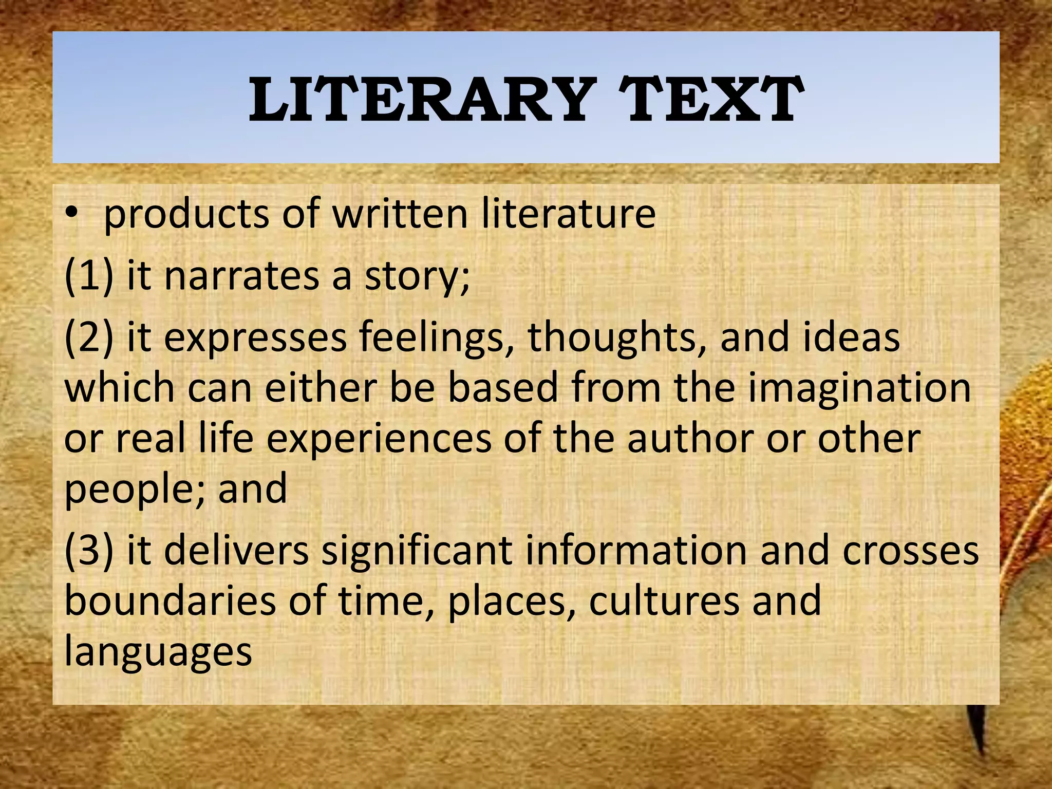 LITERATURE AND AN OVERVIEW OF THE PHILIPPINE LITERATURE.pptx