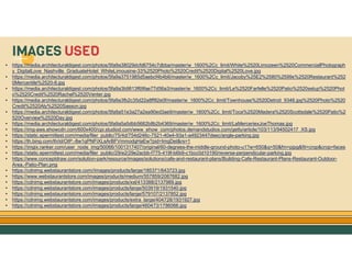 GO TO CONTENTS
• https://media.architecturaldigest.com/photos/5fa9a38029dcfd6754c7dbba/master/w_1600%2Cc_limit/White%2520Limozeen%2520CommercialPhotograph
y_DigitalLove_Nashville_GraduateHotel_WhiteLimousine-33%2520Photo%2520Credit%2520Digital%2520Love.jpg
• https://media.architecturaldigest.com/photos/5fa9a3751985d5aebcf4b4b6/master/w_1600%2Cc_limit/Jacoby%25E2%2580%2599s%2520Restaurant%252
0Mercantile%2520-8.jpg
• https://media.architecturaldigest.com/photos/5fa9a3b9813f69fae77d56a3/master/w_1600%2Cc_limit/Le%2520Farfelle%2520Patio%2520setup%2520Phot
o%2520Credit%2520Rachel%2520Venter.jpg
• https://media.architecturaldigest.com/photos/5fa9a3fb2c35d22a8ff82e0f/master/w_1600%2Cc_limit/Townhouse%2520Detroit_9348.jpg%2520Photo%2520
Credit%2520Aly%2520Sasson.jpg
• https://media.architecturaldigest.com/photos/5fa9a51e3a27a2ea90ed3ae9/master/w_1600%2Cc_limit/Toca%2520Madera%2520Scottsdale%2520Patio%2
520Overview%2520Day.jpg
• https://media.architecturaldigest.com/photos/5fa9a5a5dbb5682b8b2b4369/master/w_1600%2Cc_limit/LaMerceriexJoeThomas.jpg
• https://img-aws.ehowcdn.com/600x400/cpi.studiod.com/www_ehow_com/photos.demandstudios.com/getty/article/103/113/94502417_XS.jpg
• https://static.epermittest.com/media/filer_public/75/4d/754d246c-7521-40e4-93a1-a4923447deec/angle-parking.jpg
• https://th.bing.com/th/id/OIP.-8w1qPNFiXLsArBFVmmodgHaEw?pid=ImgDet&rs=1
• https://imgix.ranker.com/user_node_img/50066/1001317407/original/60-degrees-the-middle-ground-photo-u1?w=650&q=50&fm=pjpg&fit=crop&crop=faces
• https://static.epermittest.com/media/filer_public/29/e2/29e2acbb-f775-419f-b6b9-c1bcc0d10190/reverse-perpendicular-parking.jpg
• https://www.conceptdraw.com/solution-park/resource/images/solutions/cafe-and-restaurant-plans/Building-Cafe-Restaurant-Plans-Restaurant-Outdoor-
Area,-Patio-Plan.png
• https://cdnimg.webstaurantstore.com//images/products/large/185371/643723.jpg
• https://www.webstaurantstore.com/images/products/medium/557859/2087682.jpg
• https://cdnimg.webstaurantstore.com/images/products/xxl/413388/2137989.jpg
• https://cdnimg.webstaurantstore.com/images/products/large/503919/1931540.jpg
• https://cdnimg.webstaurantstore.com/images/products/large/579107/2137852.jpg
• https://cdnimg.webstaurantstore.com/images/products/extra_large/404728/1931927.jpg
• https://cdnimg.webstaurantstore.com/images/products/large/460473/1786066.jpg
IMAGES USED
 