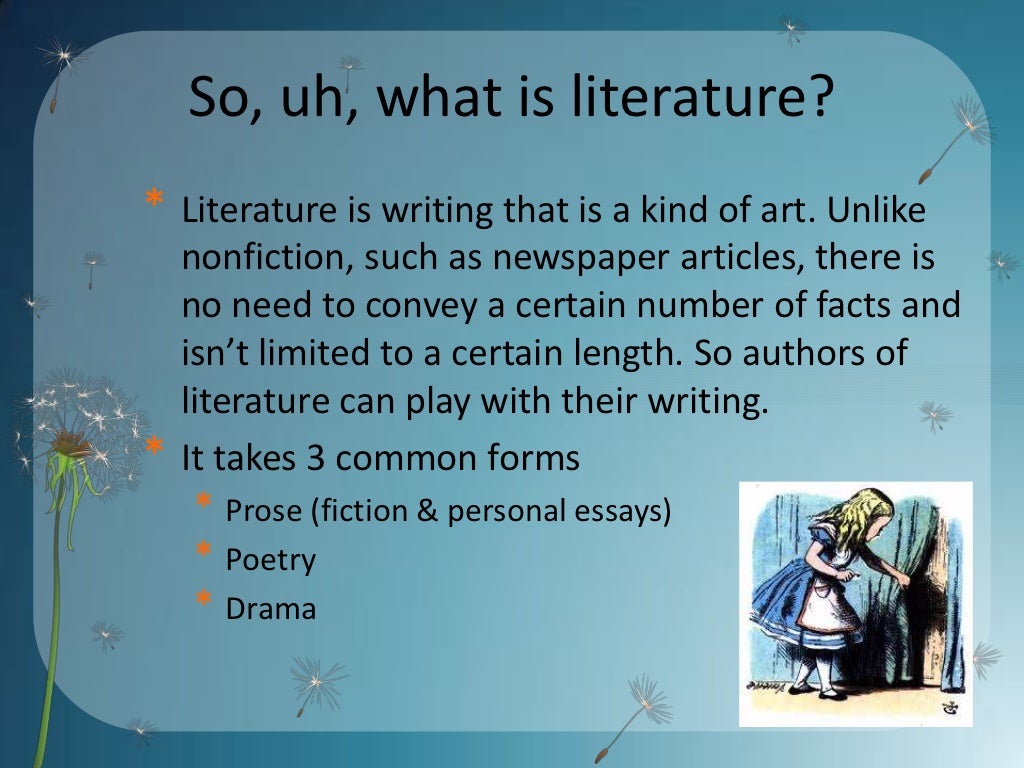 Literature Basics