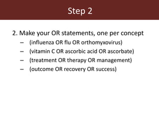 Systematic Literature Review Training:  Searching for Literature