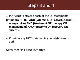 Systematic Literature Review Training:  Searching for Literature