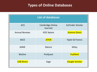 Systematic Literature Review Training:  Searching for Literature