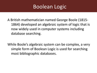 Systematic Literature Review Training:  Searching for Literature