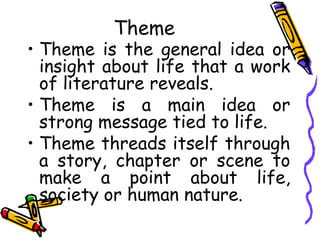 Literature Ii Elements Of Literature | PPT