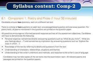 Syllabus content: Comp-2