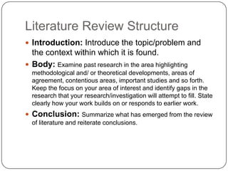CRP Literature Review